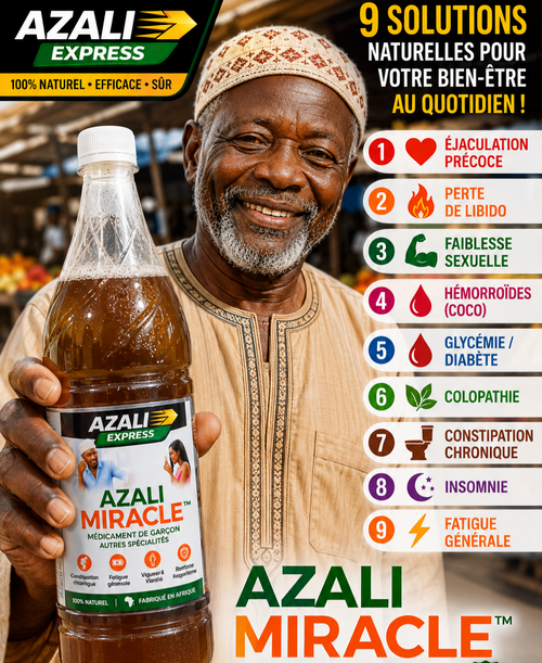 AZALI MIRACLE™ — KIT TRAITEMENT 3 BOUTEILLES 50 000frs