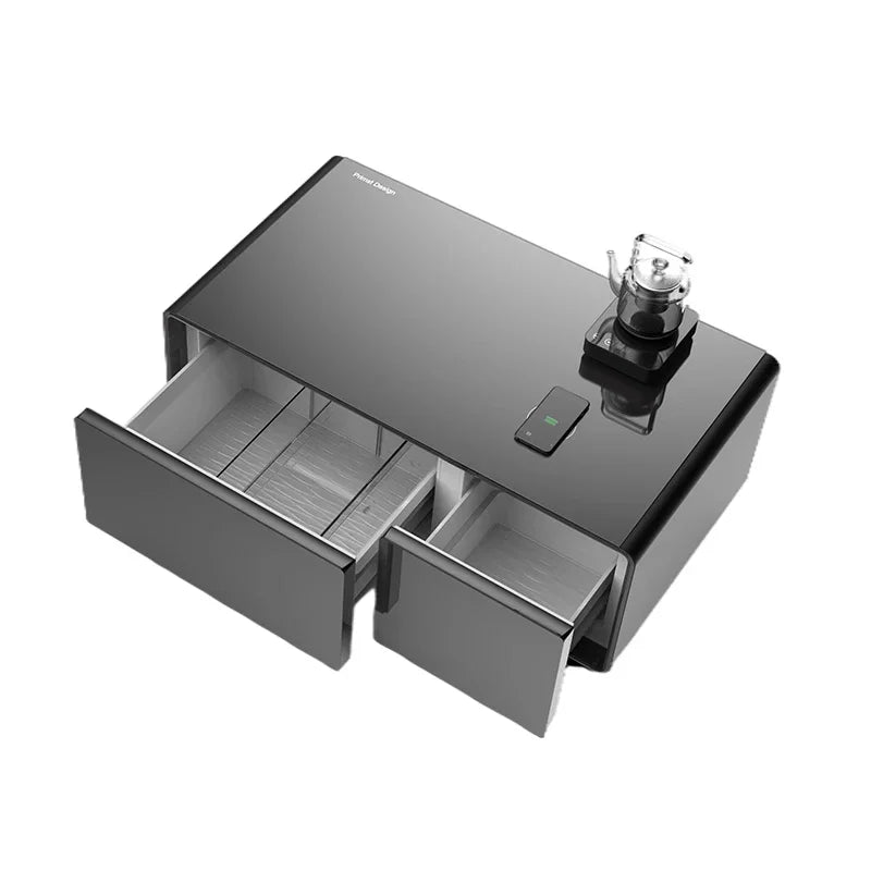Table Réfrigérante Multifonction – Boissons Fraîches & Charge Sans Fil Intégrée