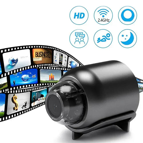 Mini Caméra de Surveillance WiFi 1080p – Vision Nocturne & Détection de Mouvement