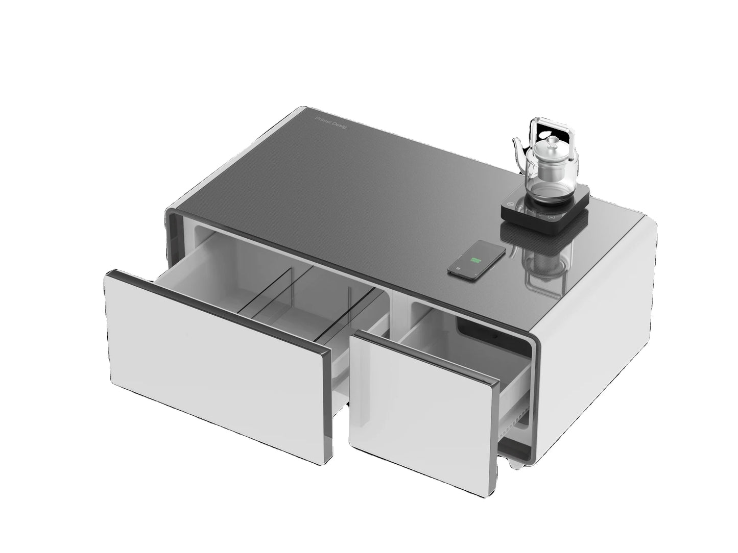 Table Réfrigérante Multifonction – Boissons Fraîches & Charge Sans Fil Intégrée