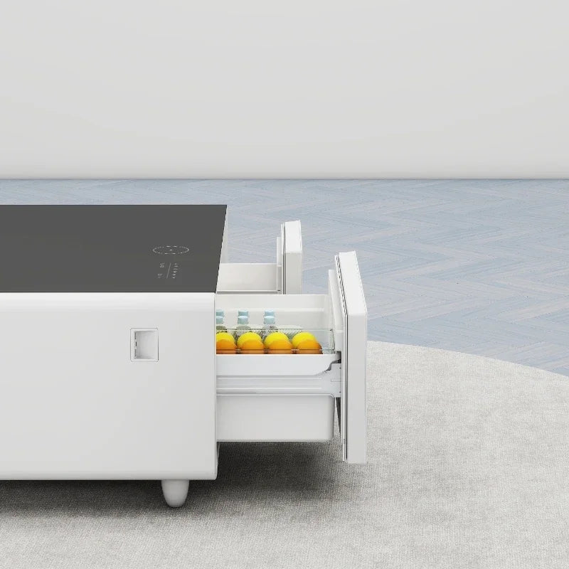 Table Réfrigérante Multifonction – Boissons Fraîches & Charge Sans Fil Intégrée