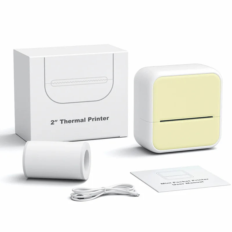 Imprimante d'Étiquettes Thermique Bluetooth Portable