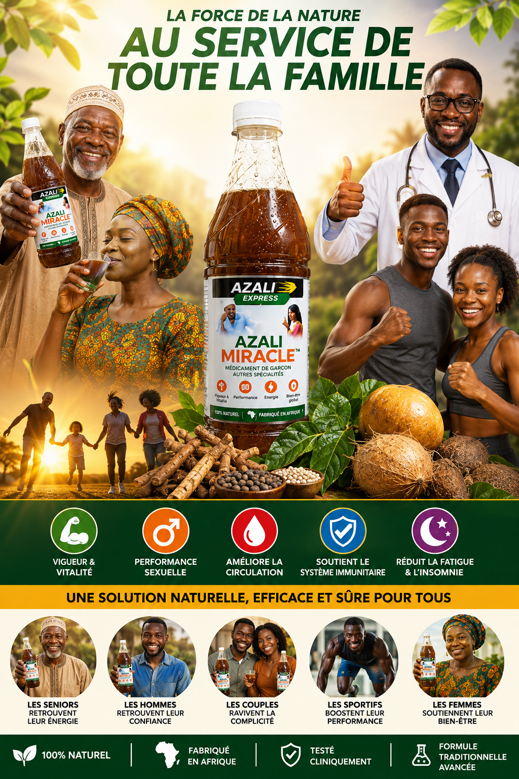 AZALI MIRACLE™ — KIT TRAITEMENT 3 BOUTEILLES 50 000frs