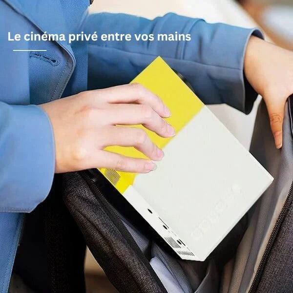 Mini Projecteur 1080p Portable – Écran jusqu'à 80 pouces partout