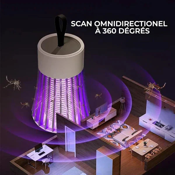 Lampe Anti-Moustiques UV Portable – 360° Sans Produits Chimiques