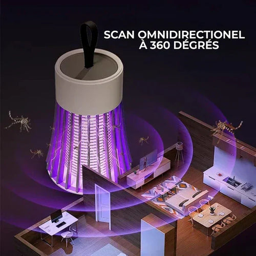 Lampe Anti-Moustiques UV Portable – 360° Sans Produits Chimiques